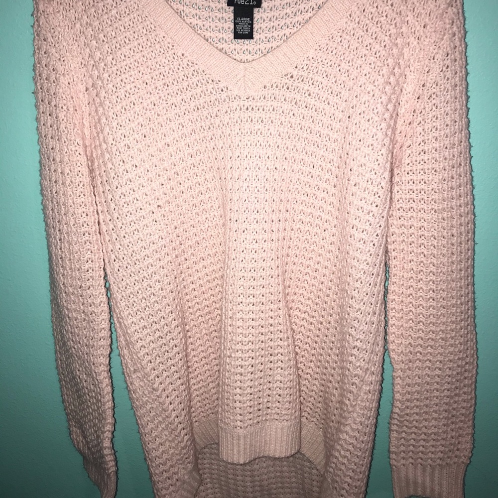 Pink sweater